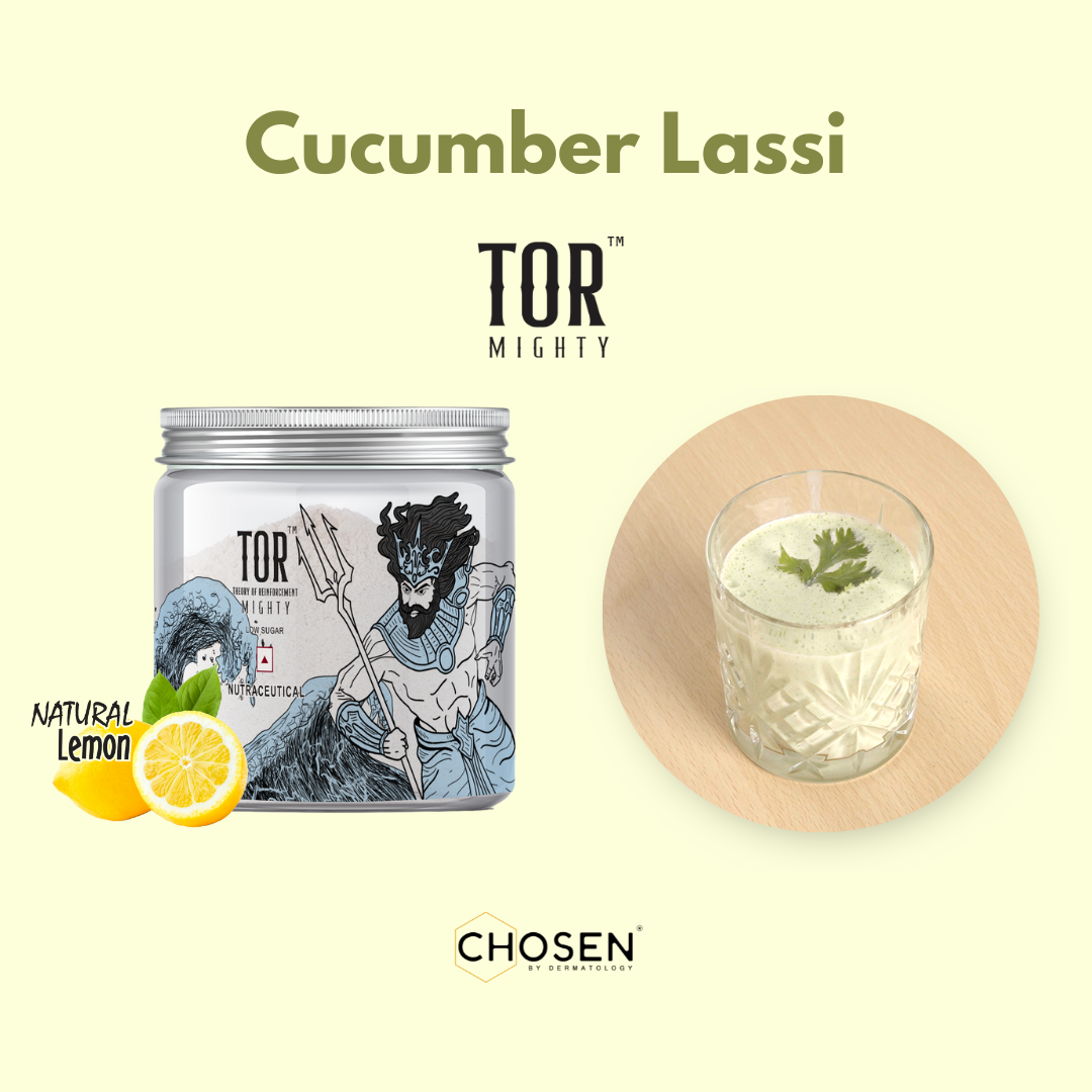 Cucumber Lassi with TOR™ Mighty Collagen Powder