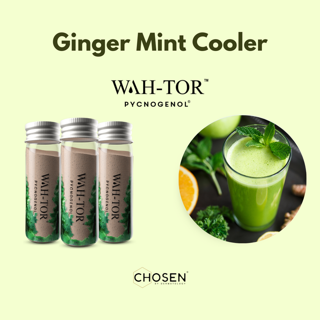 Ginger Mint Cooler with WAH-TOR™ Pycnogenol® Collagen Builder