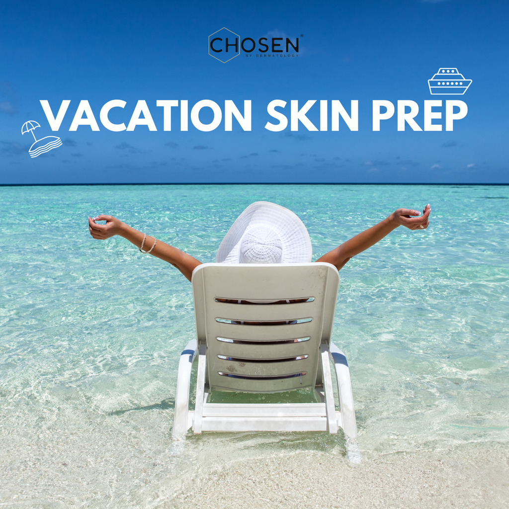 How do I prepare my skin for a vacation?
