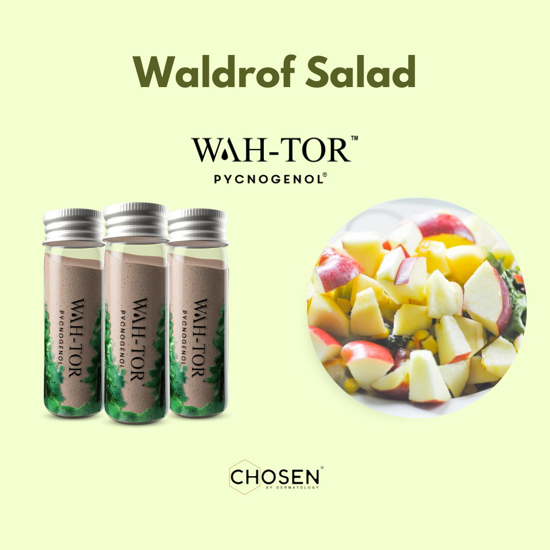 Waldorf Salad with WAHTOR™ Pycnogenol® Collagen Builder CHOSEN Store