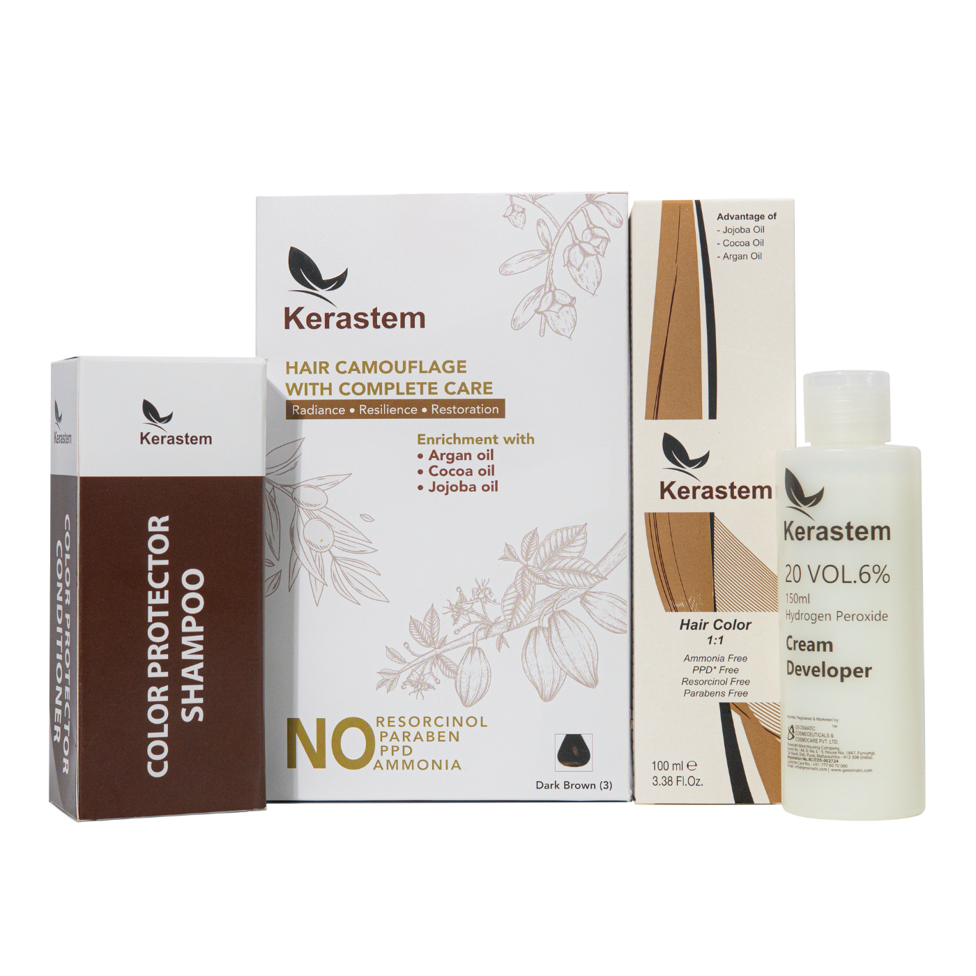 Kerastem Hair Color - Dark_Brown