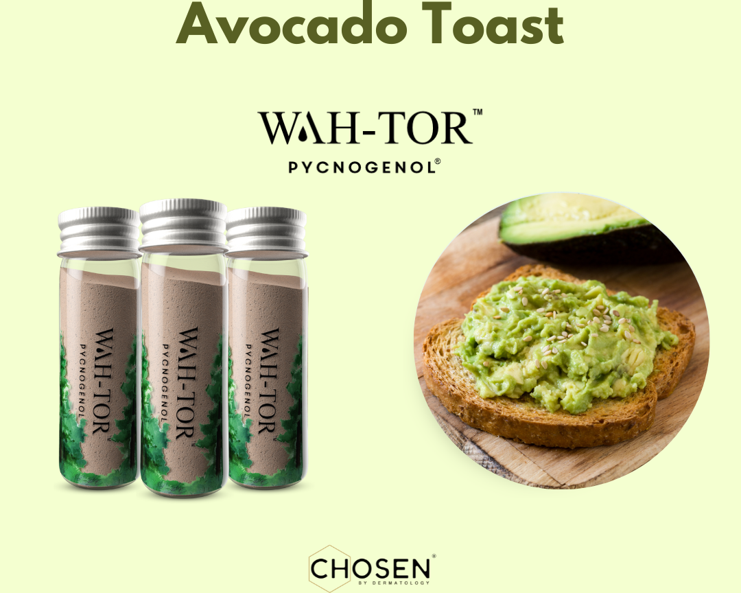 Avocado Toast with WAH-TOR™ Pycnogenol®