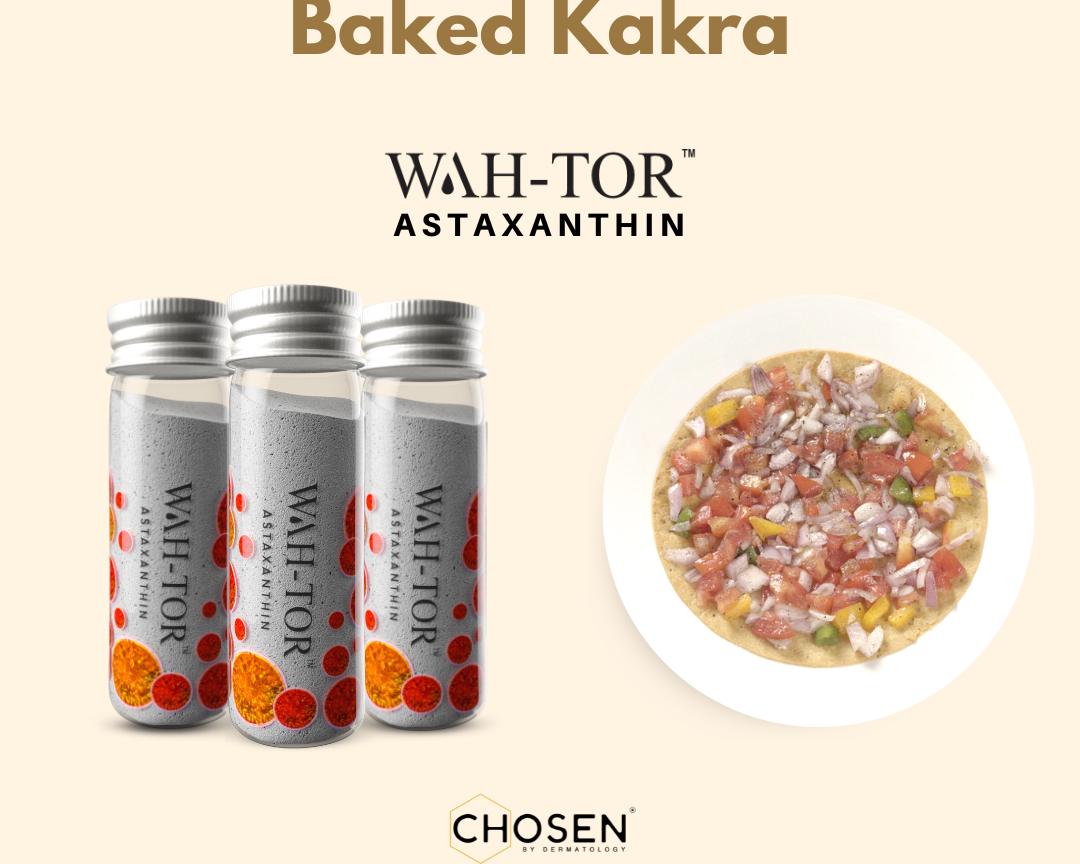 Baked Kakra with Astaxanthin Collagen Builder