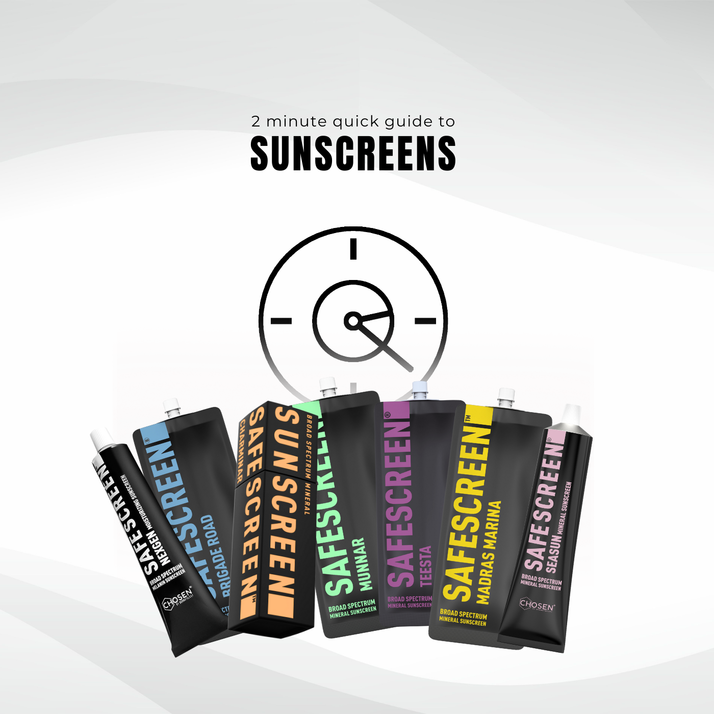 2-Minute Guide: Sunscreen UV Filters, SPF, and More – CHOSEN Store