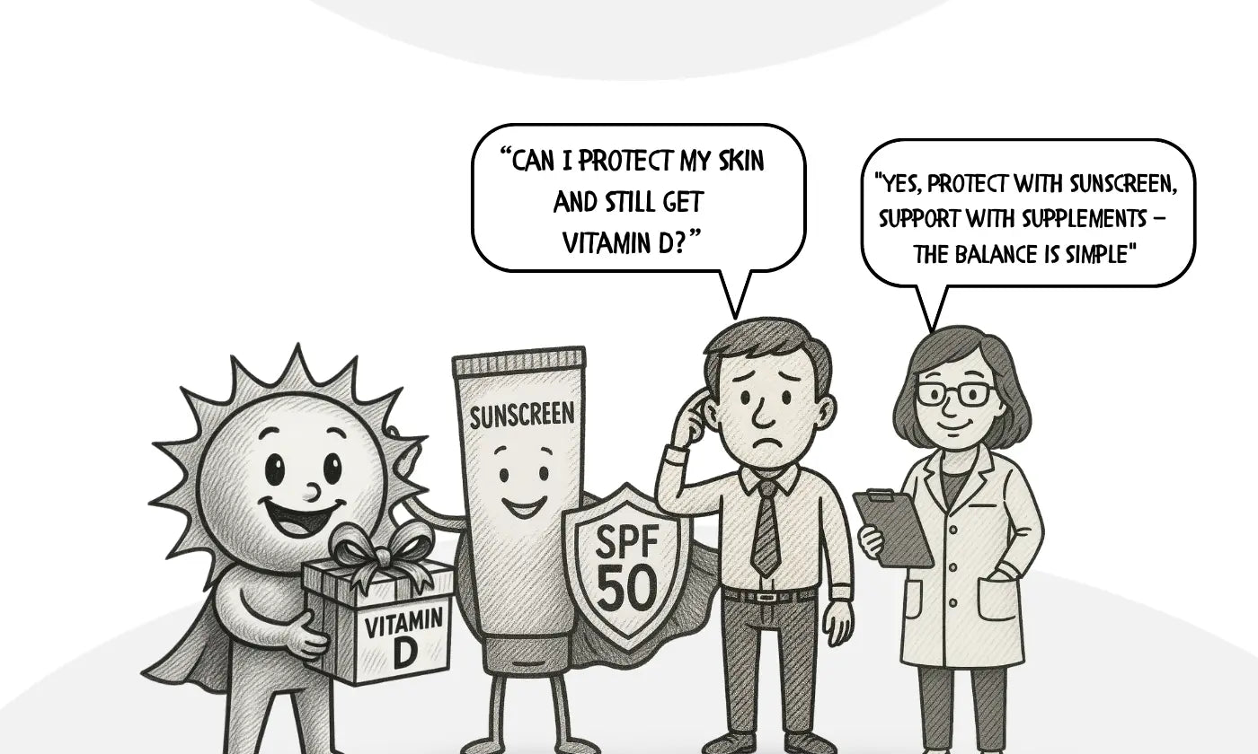 Can using sunscreen cause vitamin D deficiency?