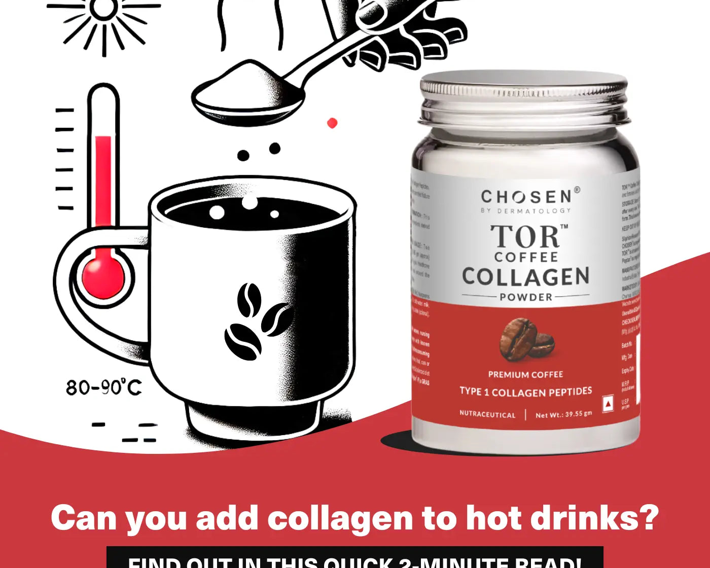 Can you take collagen in hot drinks?