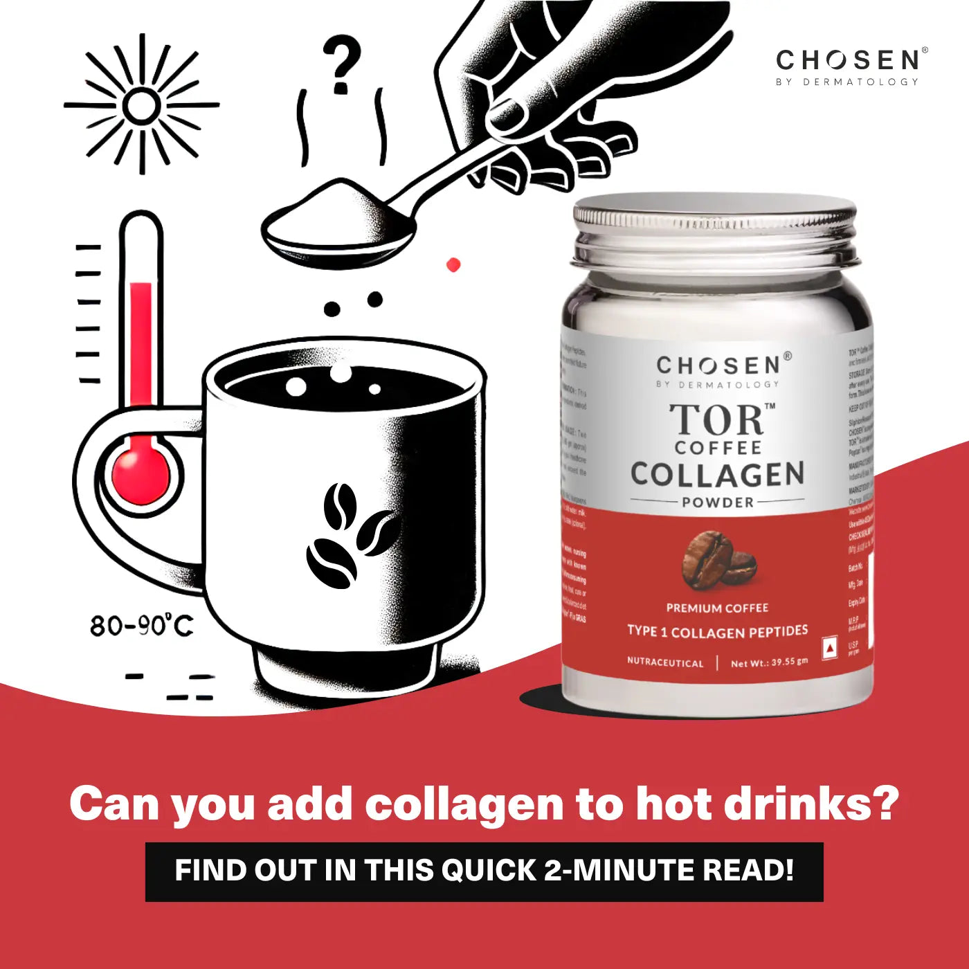 Can you take collagen in hot drinks?