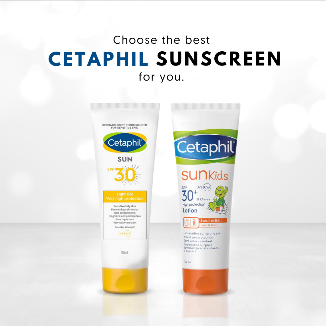 A guide to choose the best Cetaphil Sunscreen for you! – CHOSEN Store