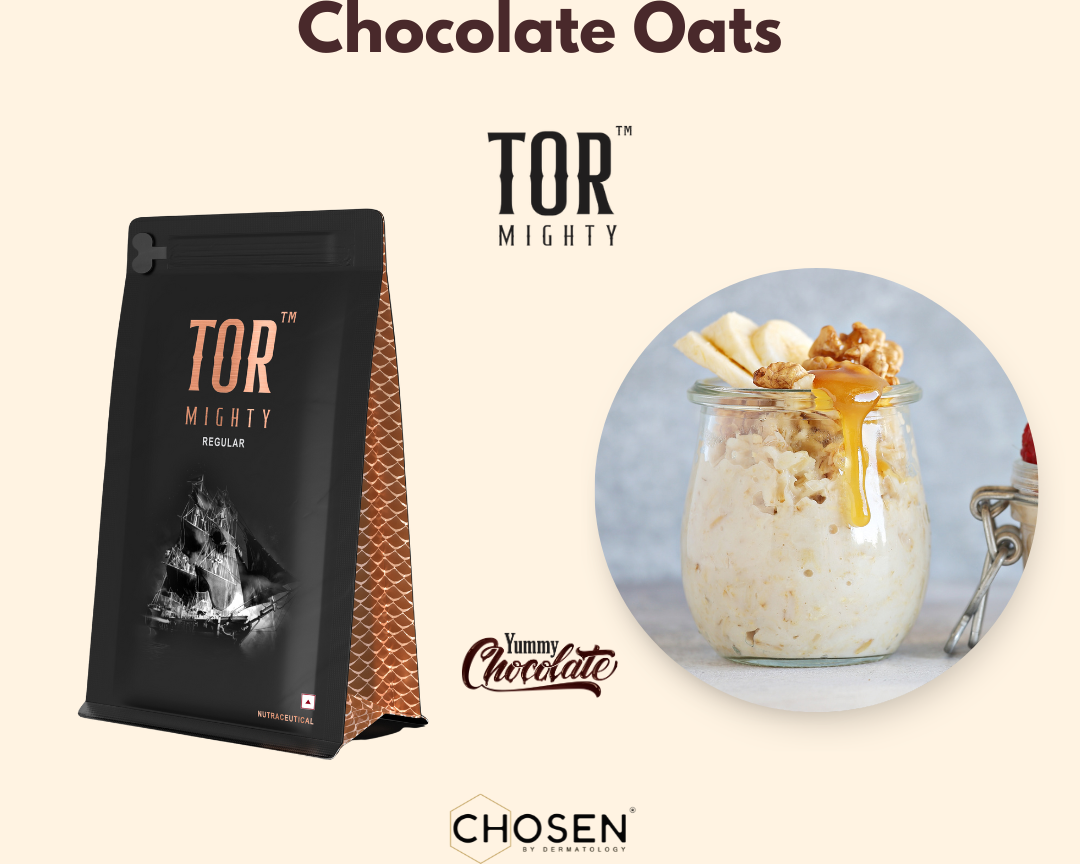 Chocolate Oats with TOR™ Mighty Chocolate Collagen Supplement