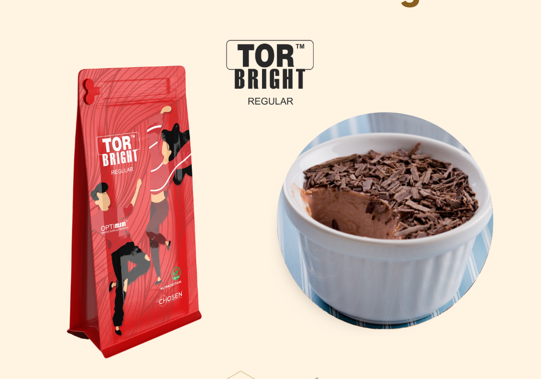 Chocolate Pudding with TOR™ Bright OptiMSM supplement