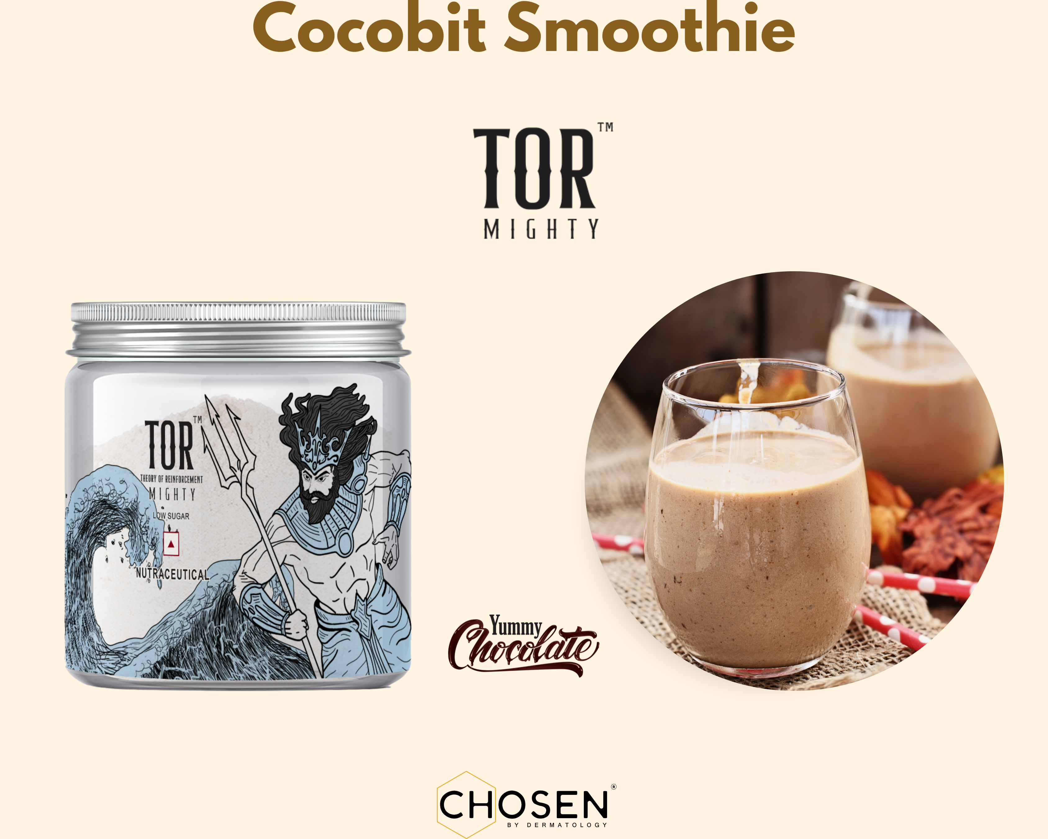 Cocobite Smoothie with TOR™ Mighty Marine Collagen Supplement