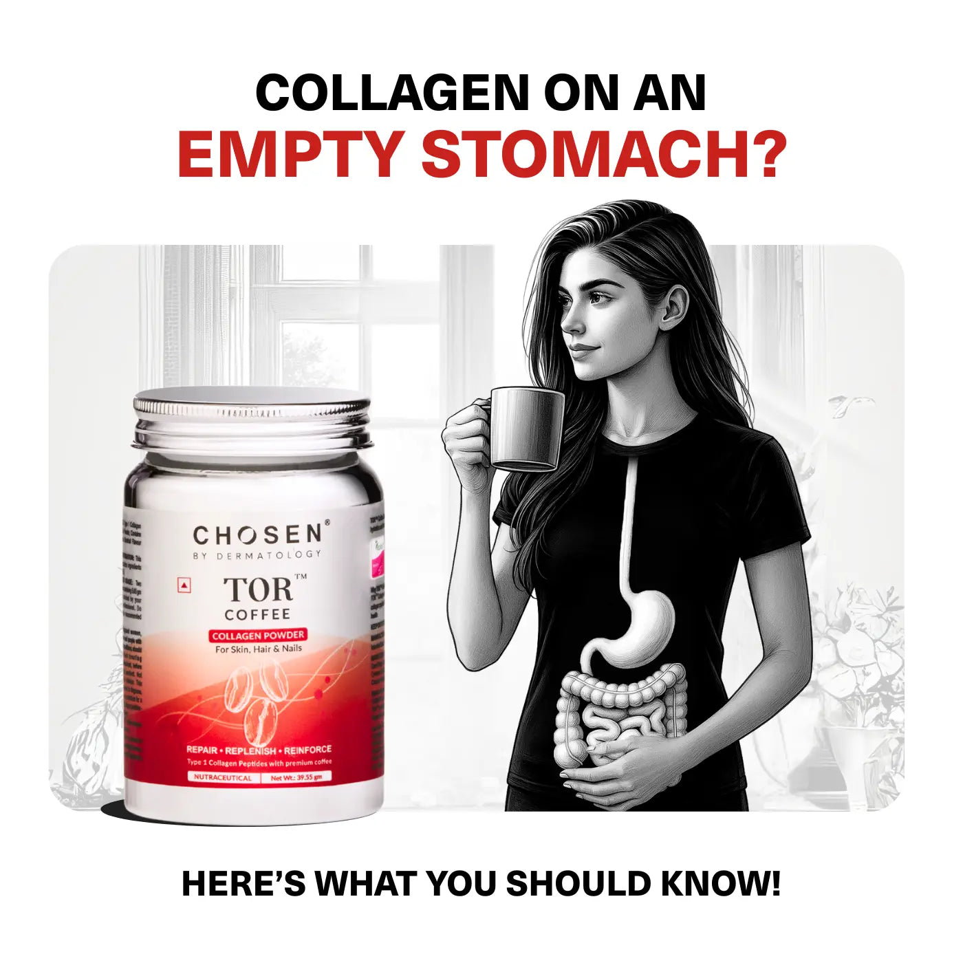 Collagen on an empty stomach