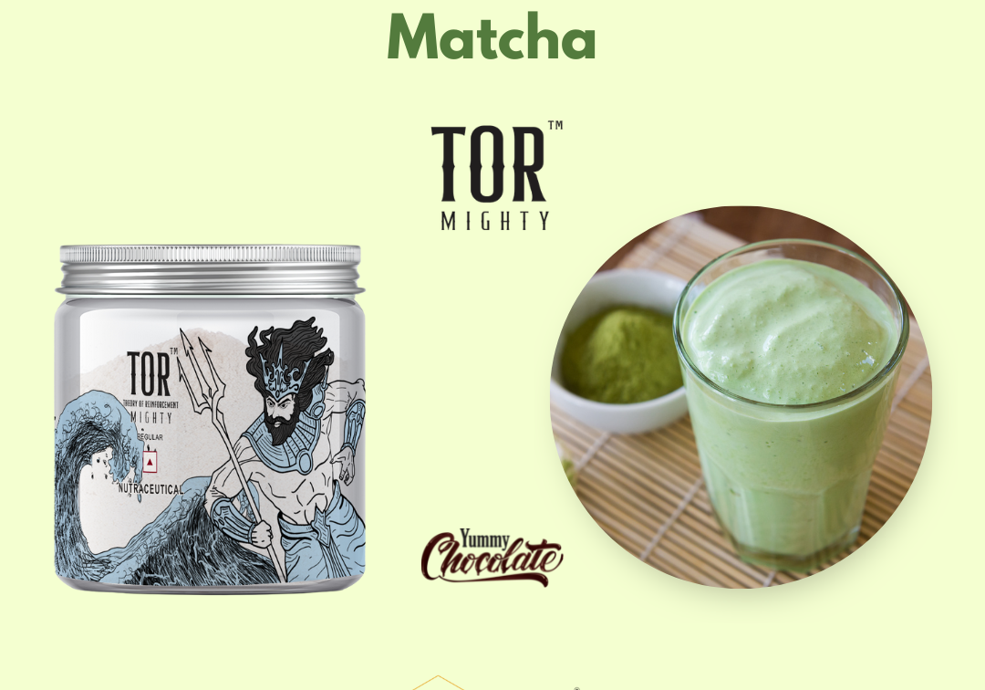 Tender Coconut Matcha with Collagen Powder