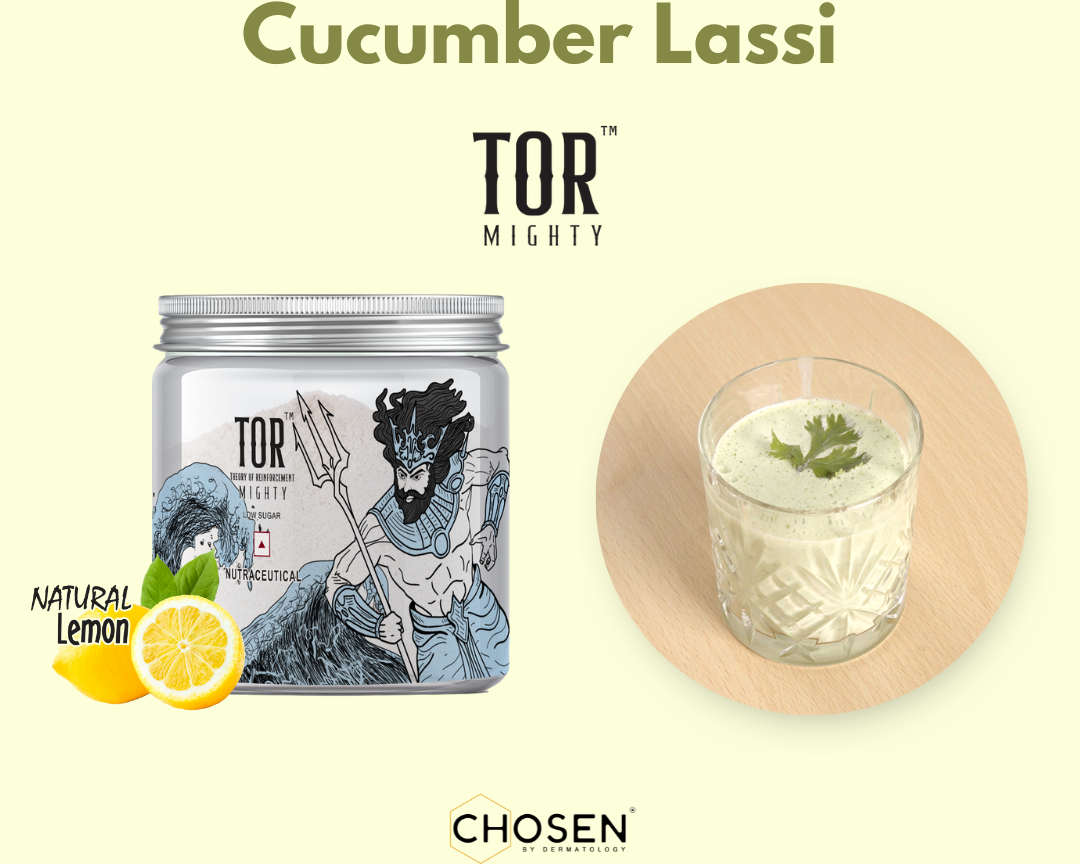Cucumber Lassi with TOR™ Mighty Collagen Powder