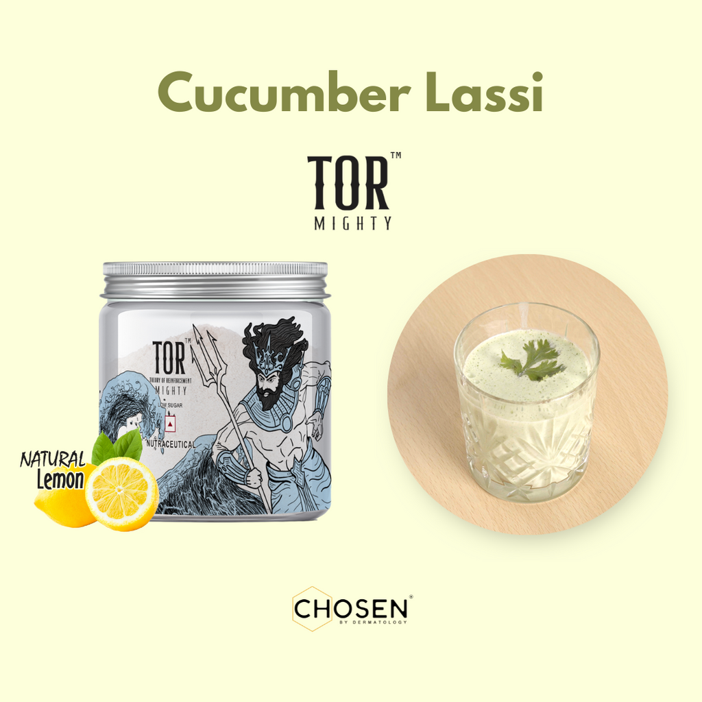 Cucumber Lassi with TOR™ Mighty Collagen Powder