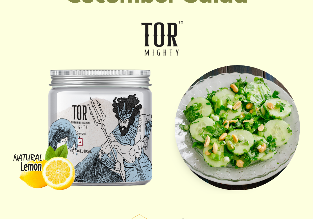 Cucumber Salad with TOR™ Mighty Marine Collagen Supplement 