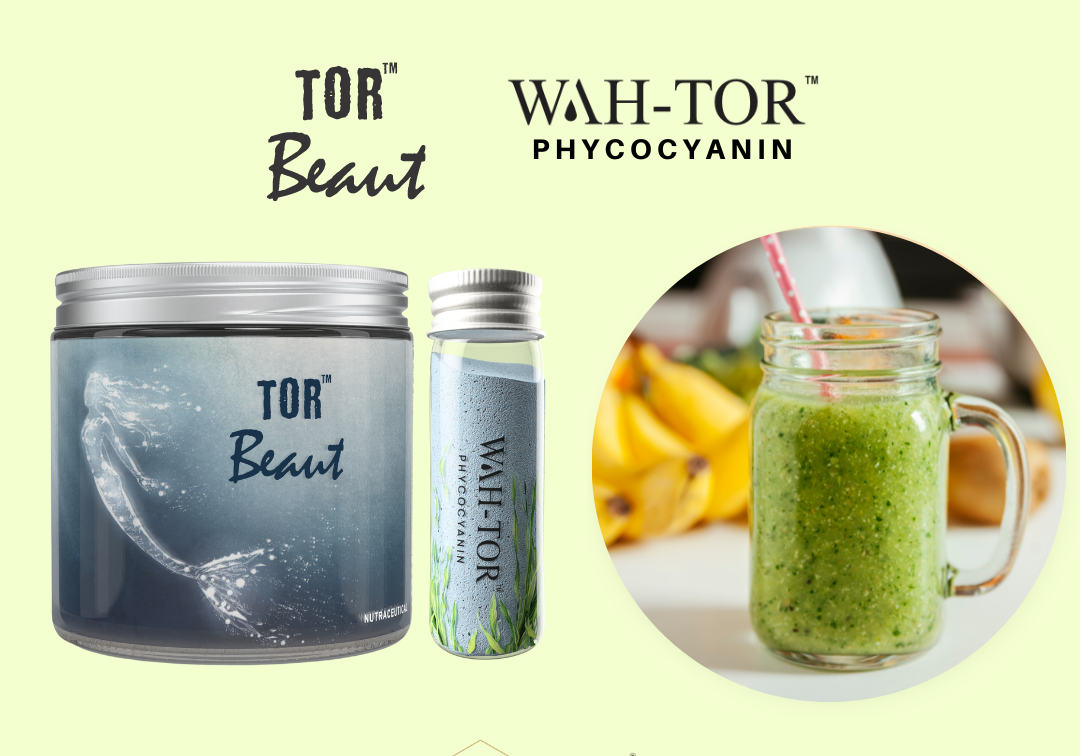 Green Island Smoothie with TOR™ Beaut & WAH-TOR™ Phycocyanin