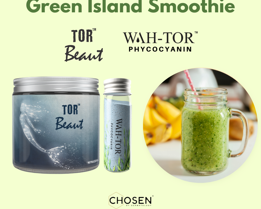 Green Island Smoothie with TOR™ Beaut & WAH-TOR™ Phycocyanin
