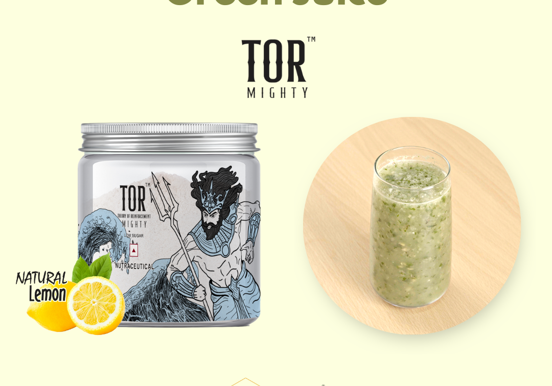 Green Juice with TOR™ Mighty Lemon Collagen Supplement