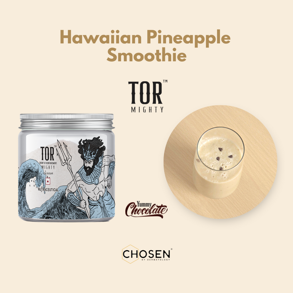 Hawaiian Pineapple Smoothie with TOR™ Mighty Marine Collagen Powder