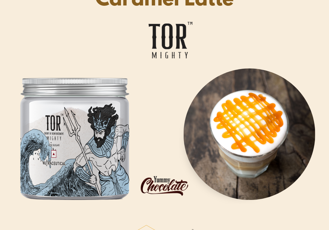 Homemade Caramel Latte with TOR™ Mighty Marine Collagen Supplement
