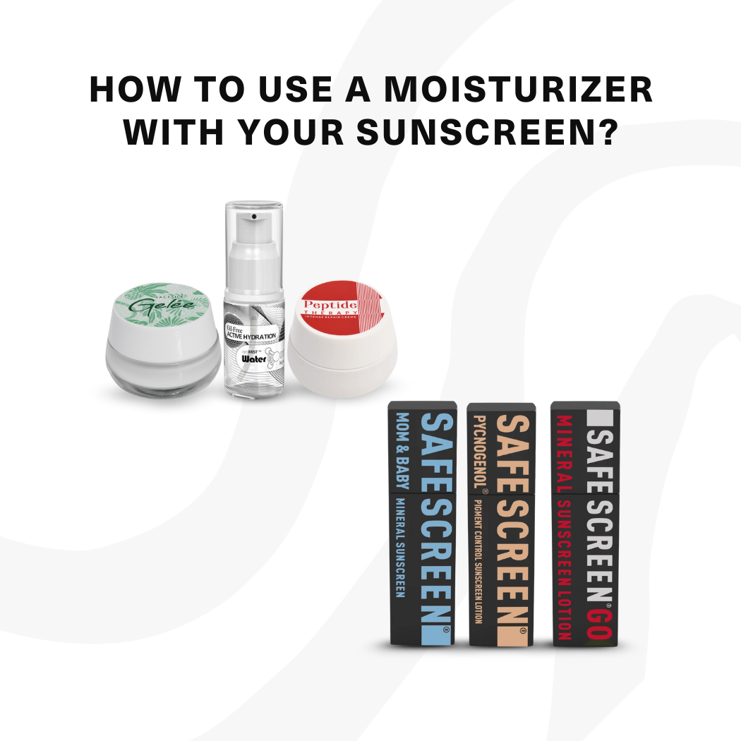 How to use a moisturizer with your sunscreen