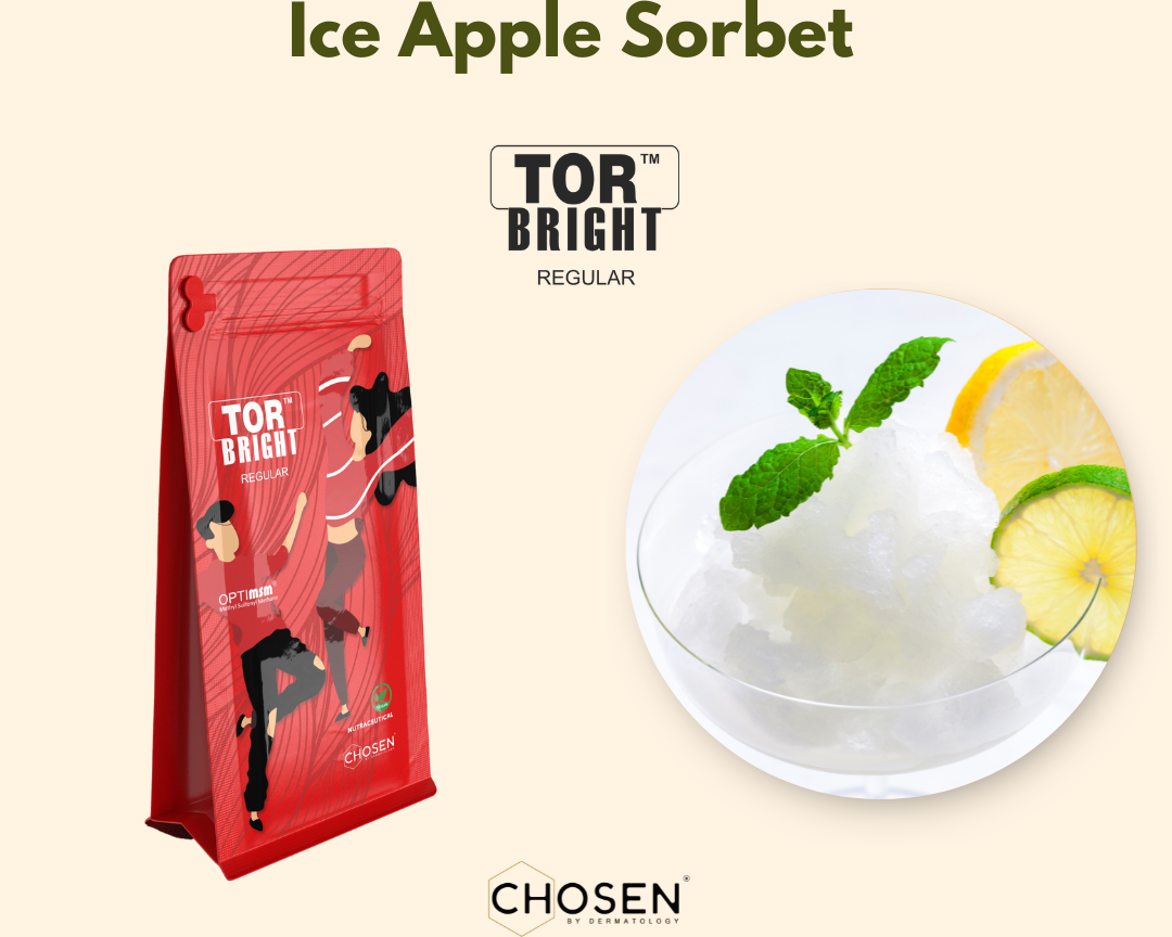 Ice Apple Sorbet with TOR™ Bright MSM Supplement