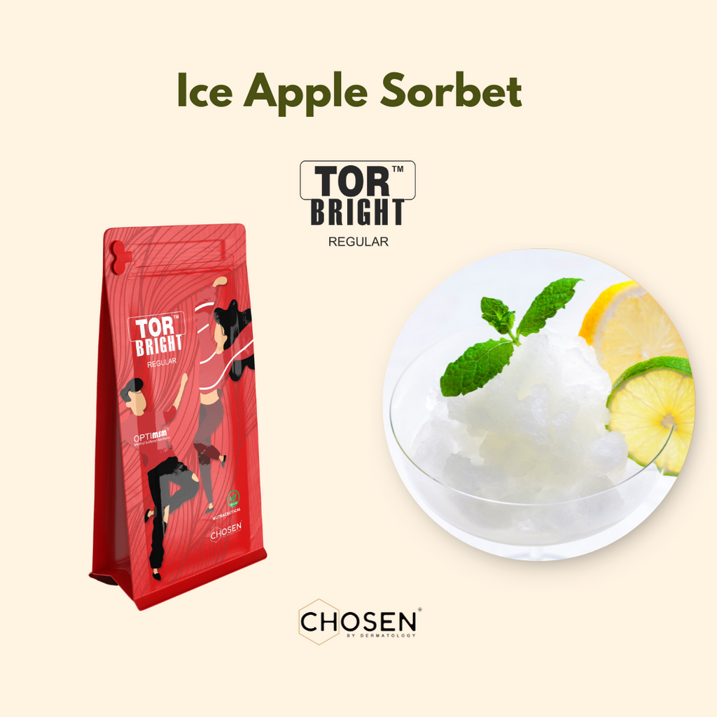 Ice Apple Sorbet with TOR™ Bright MSM Supplement