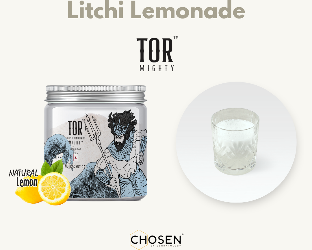 Litchi Lemonade with TOR™ Mighty Marine Collagen Powder