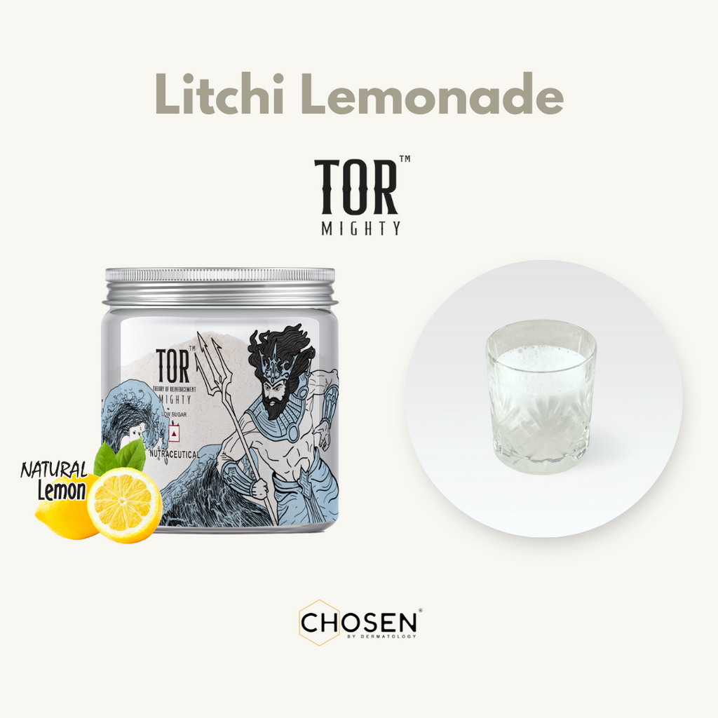 Litchi Lemonade with TOR™ Mighty Marine Collagen Powder