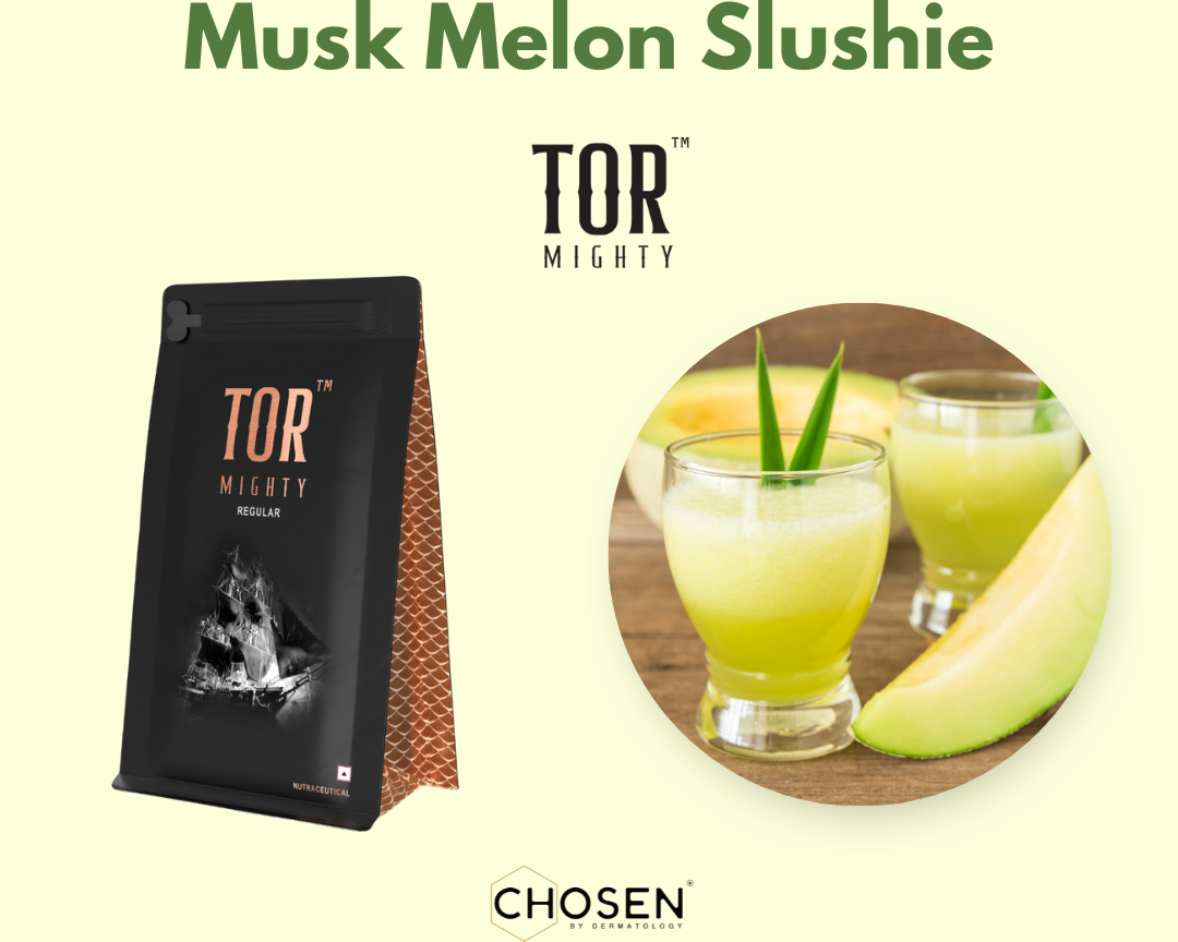 Musk Melon Slushie with TOR™ Mighty Collagen Supplement