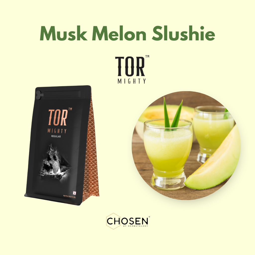 Musk Melon Slushie with TOR™ Mighty Collagen Supplement