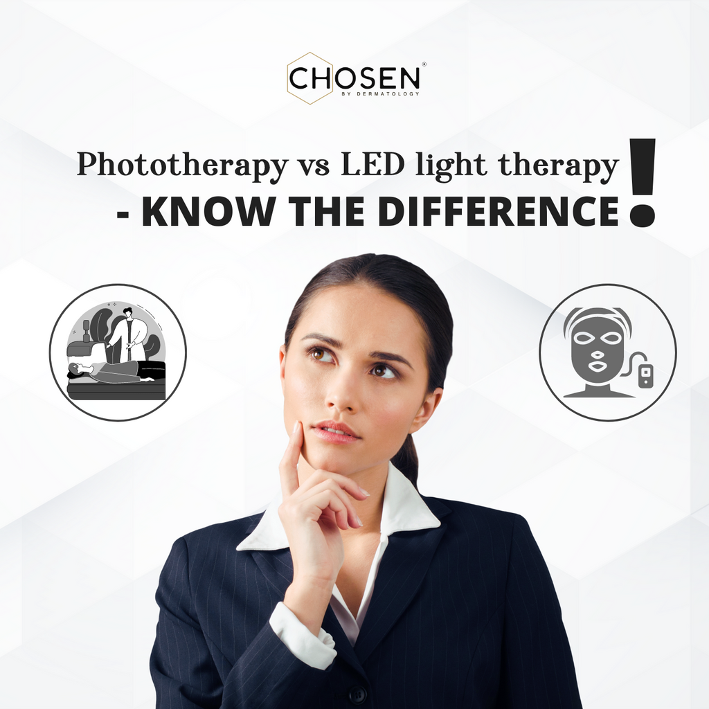 Phototherapy vs LED light therapy