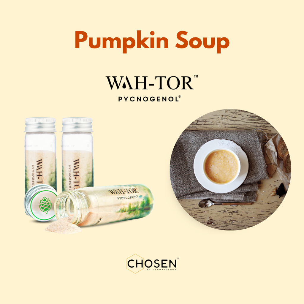 Pumpkin Soup with Pycnogenol Collagen Builder