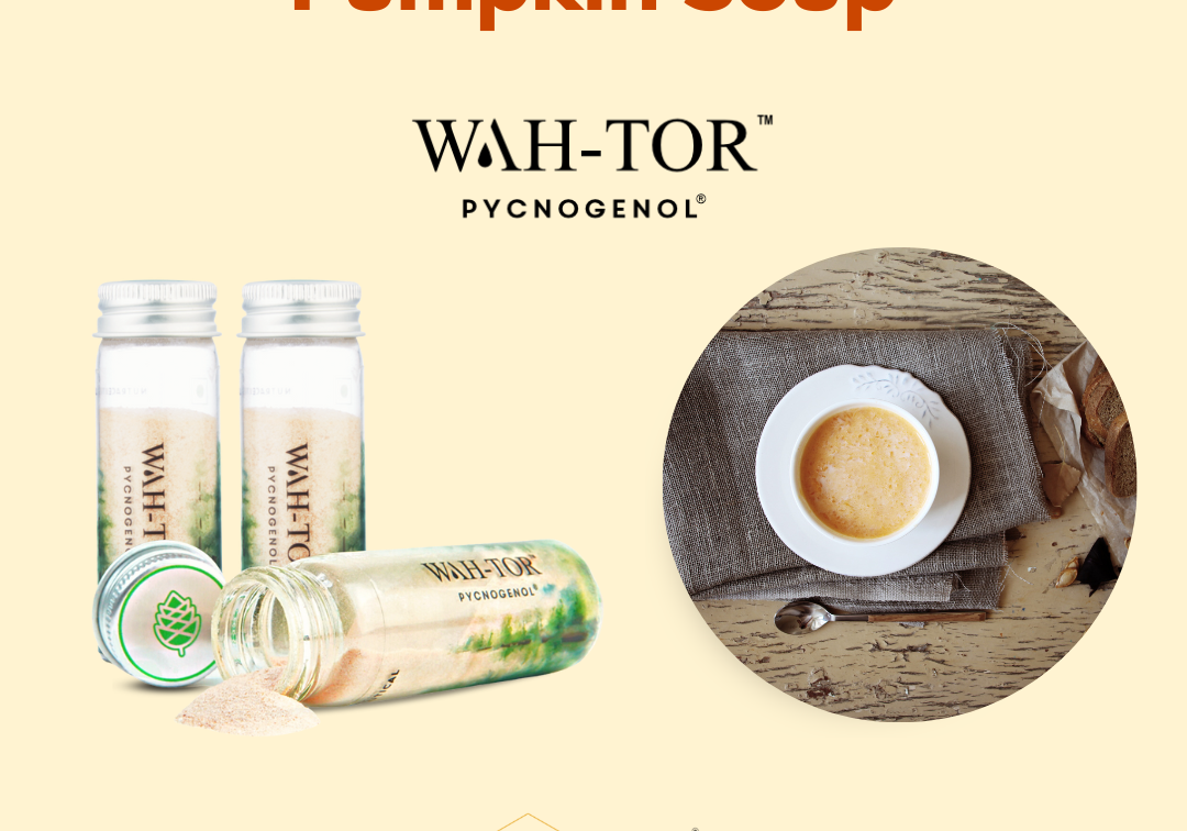 Pumpkin Soup with Pycnogenol Collagen Builder