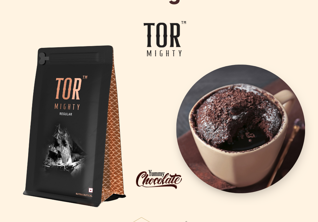  Choco Mug Cake with TOR™ Mighty Chocolate Collagen Supplement