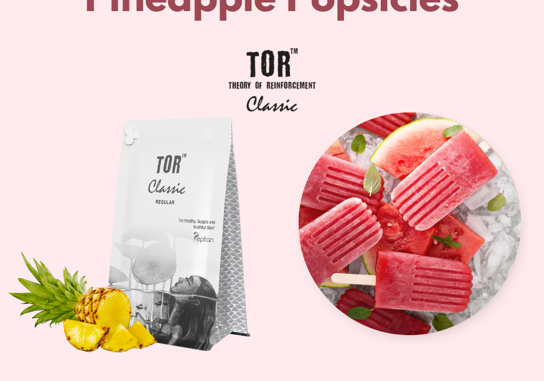 Watermelon Pineapple Popsicles with TOR™ Classic Collagen Supplement