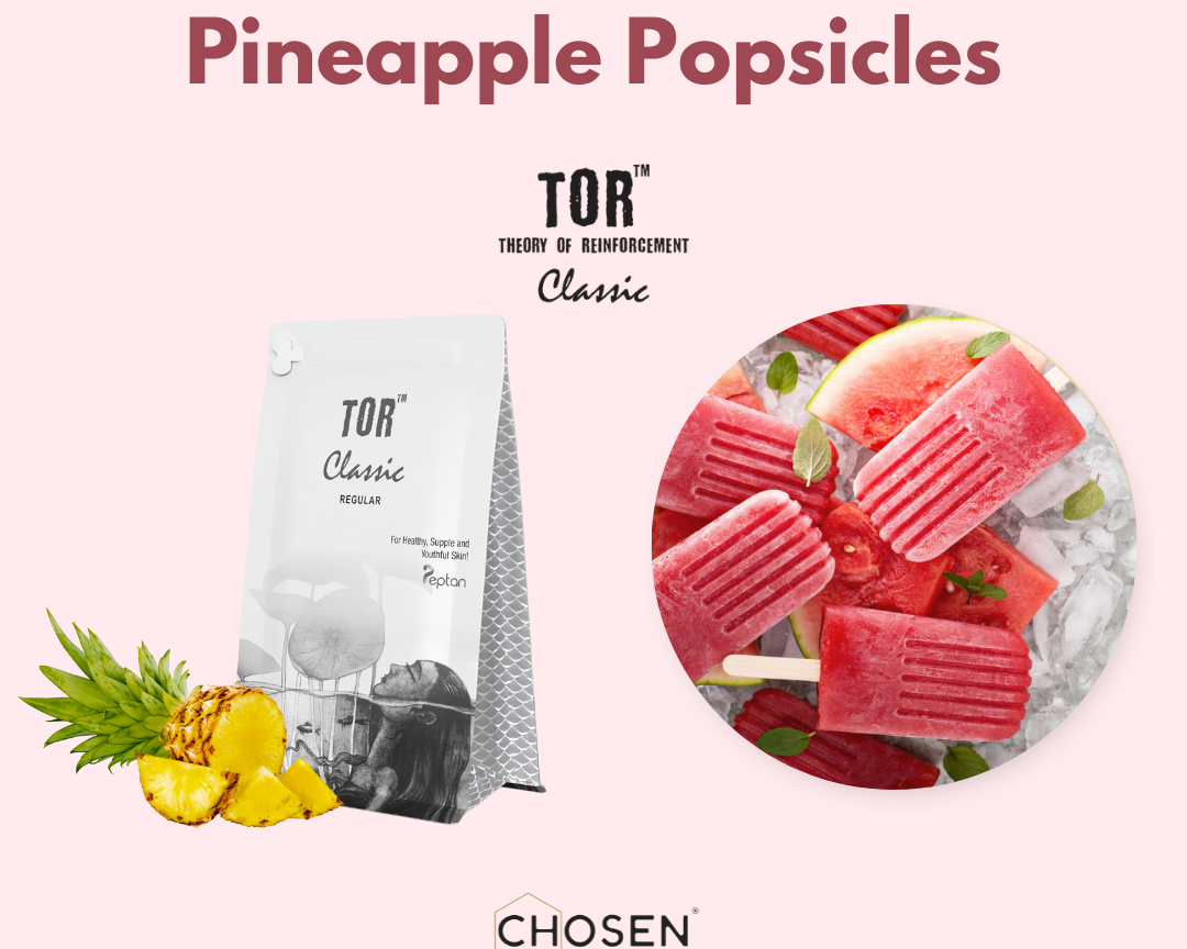 Watermelon Pineapple Popsicles with TOR™ Classic Collagen Supplement