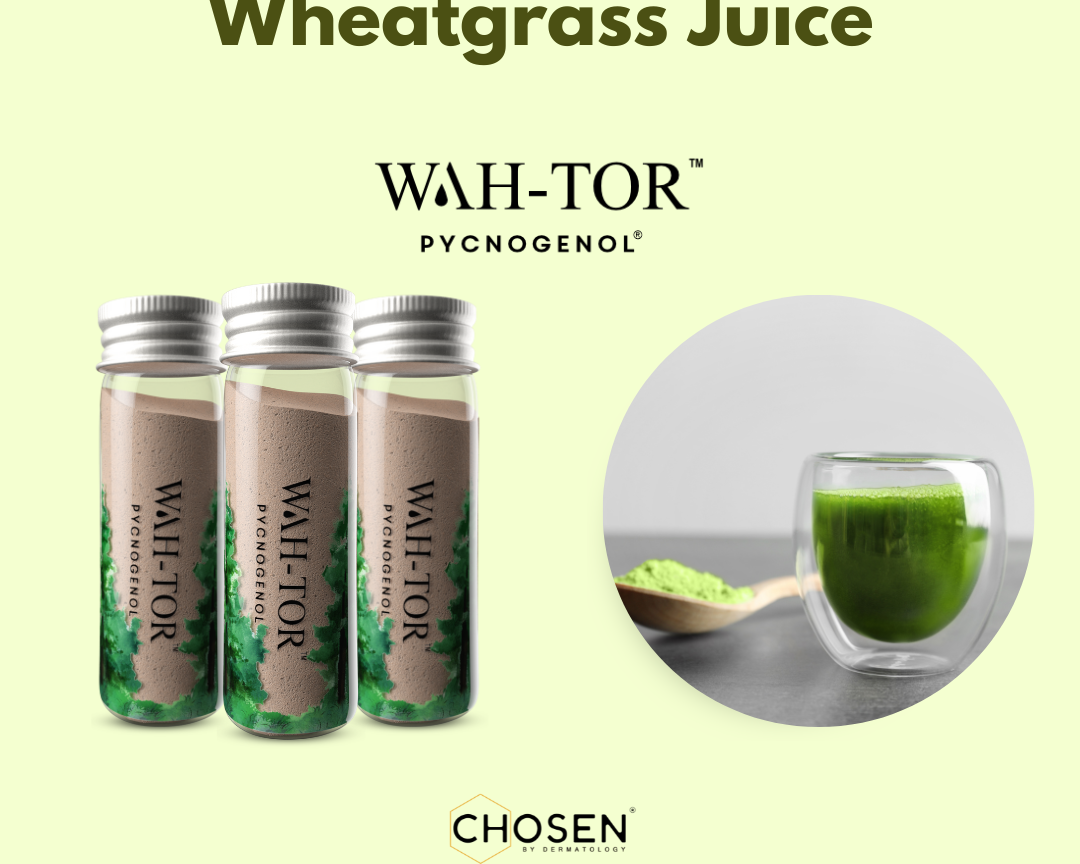Wheatgrass Juice with WAH-TOR™ Pycnogenol® Collagen Builder