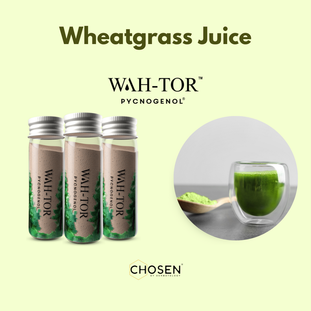 Wheatgrass Juice with WAH-TOR™ Pycnogenol® Collagen Builder