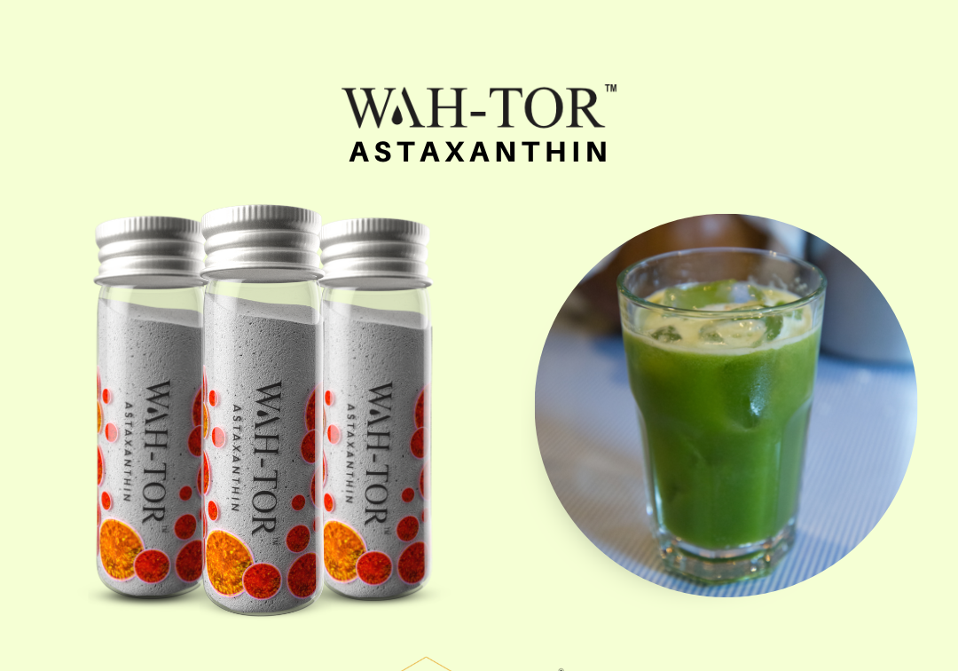 Aloe Green Juice with WAH-TOR™ Astaxanthin Powder