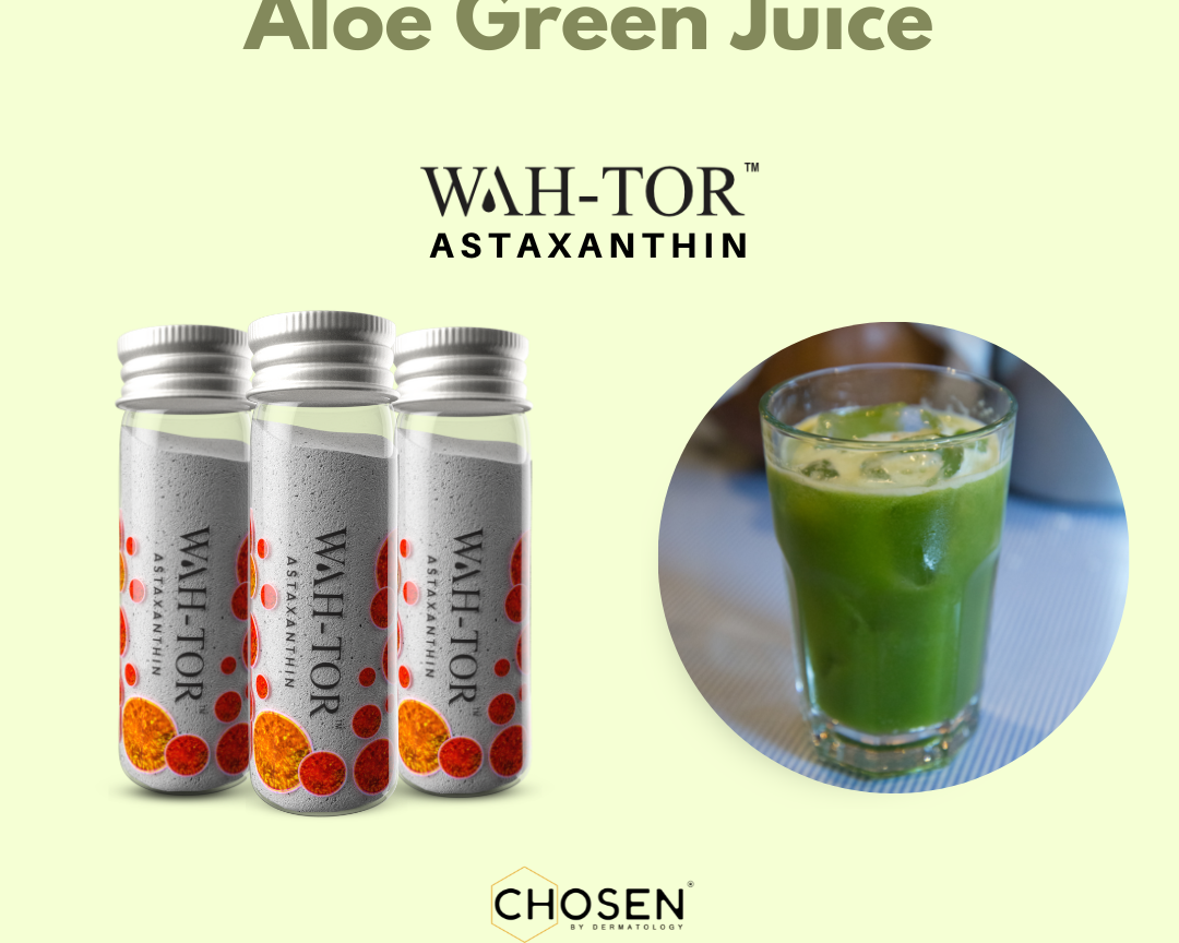 Aloe Green Juice with WAH-TOR™ Astaxanthin Powder