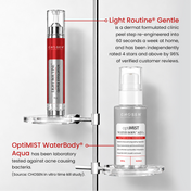 Light Routine® Gentle Exfoliator + OptiMIST WaterBody® Aqua