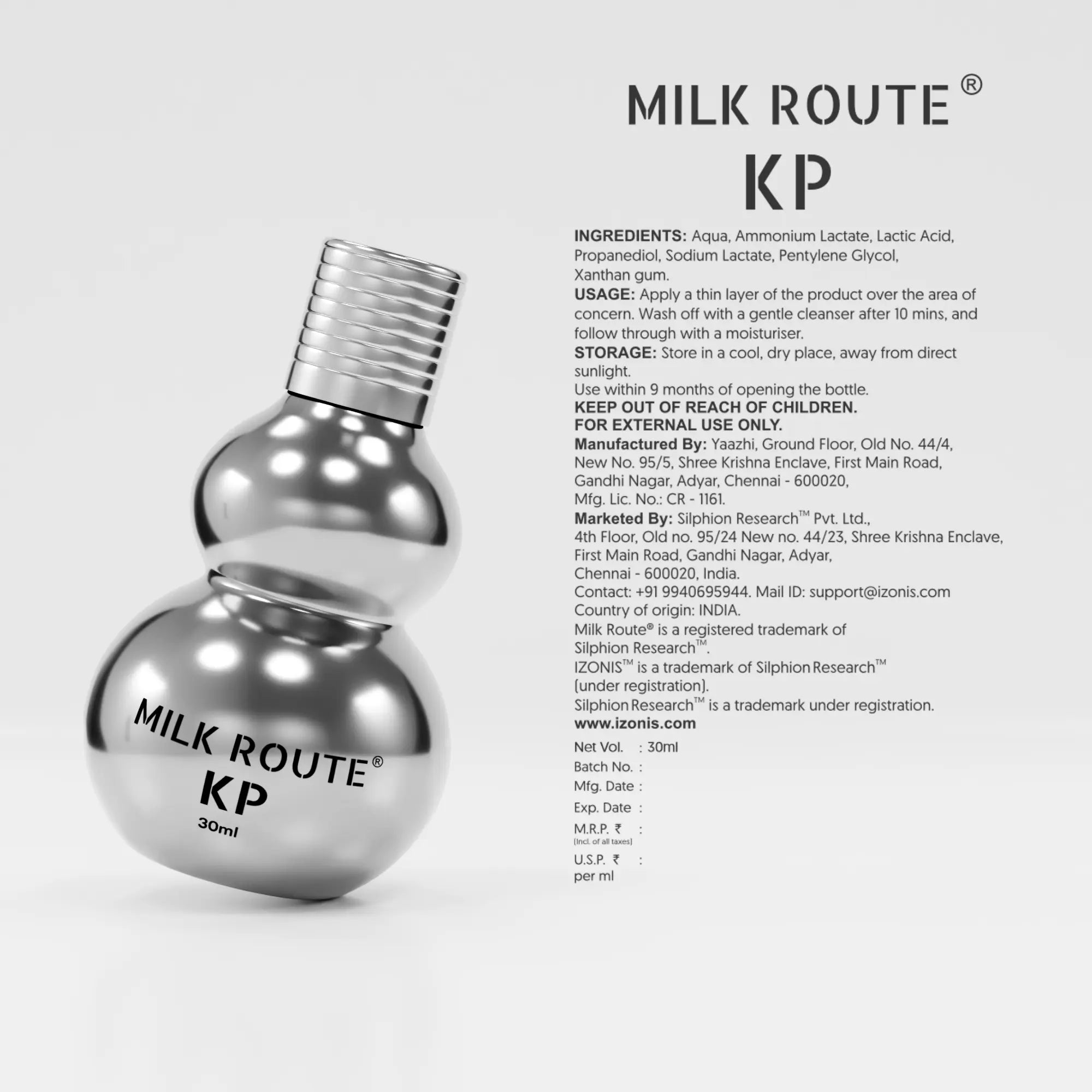 Milk Route KP Lactic Acid Peel