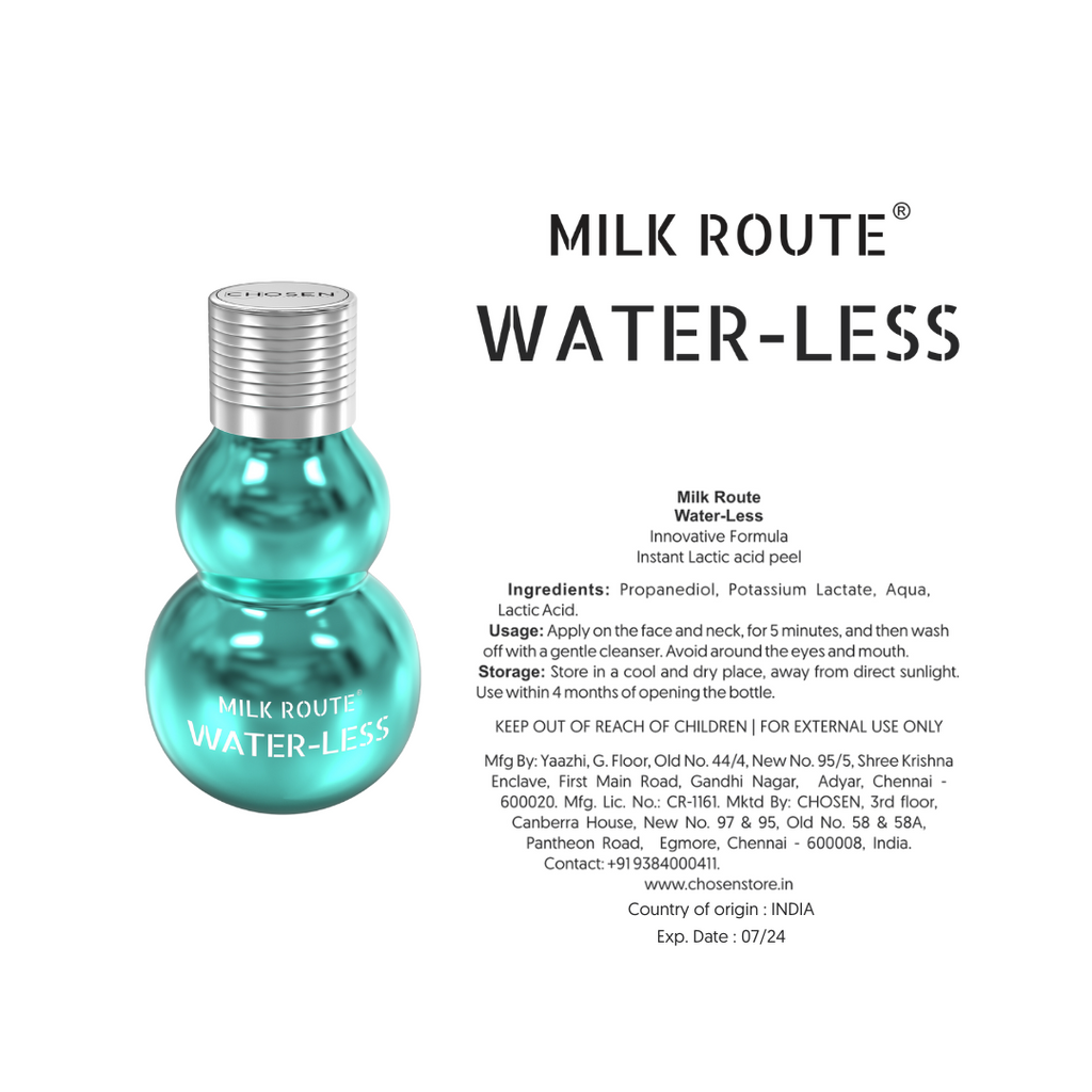 Milk Route Waterless Lactic Acid Peel for Face and Body