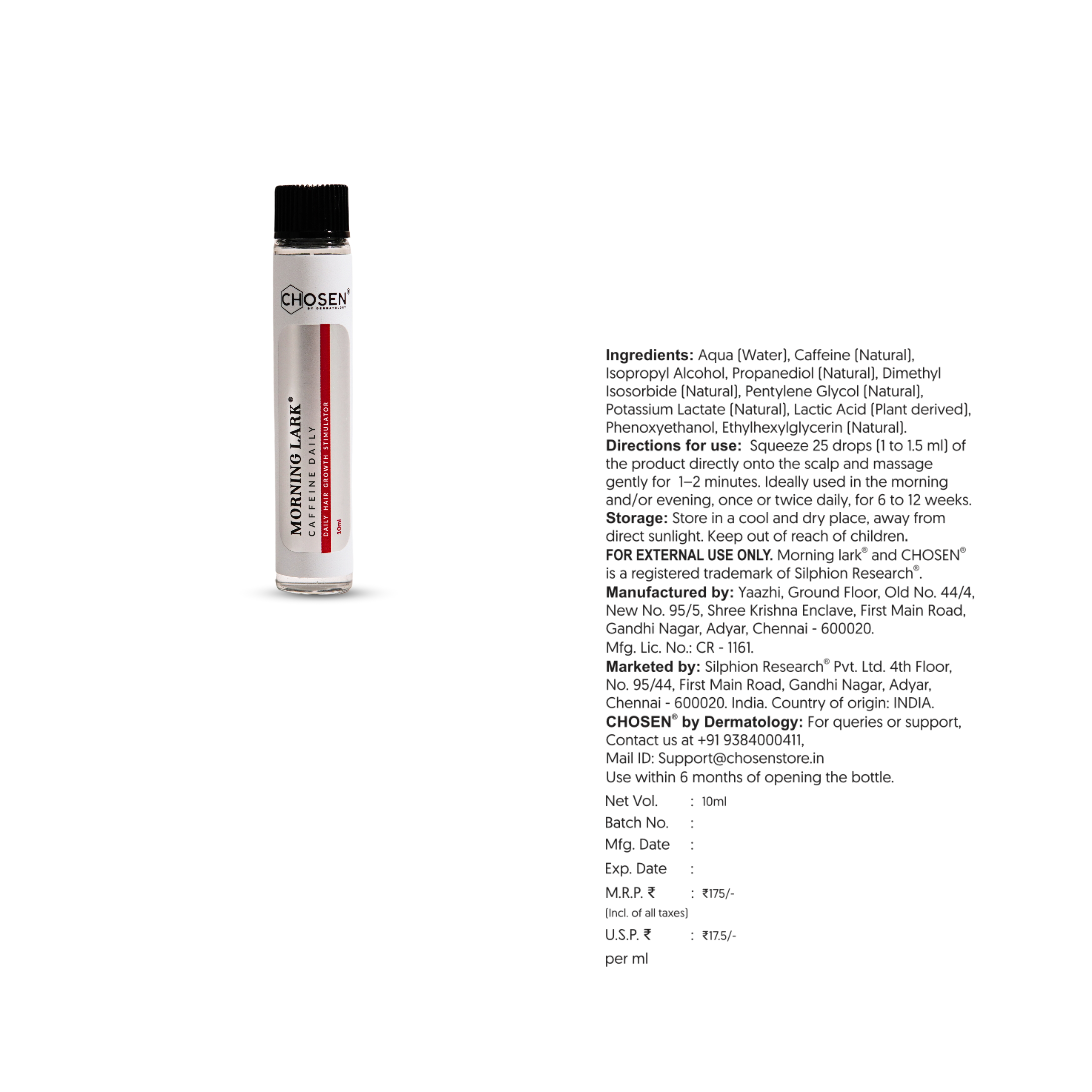 Morning Lark® Caffeine Daily Scalp Solution