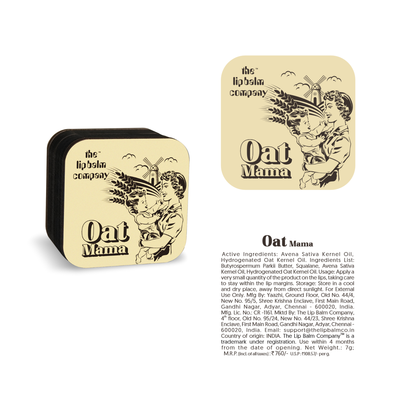 Oat Mama Lip Balm 7g