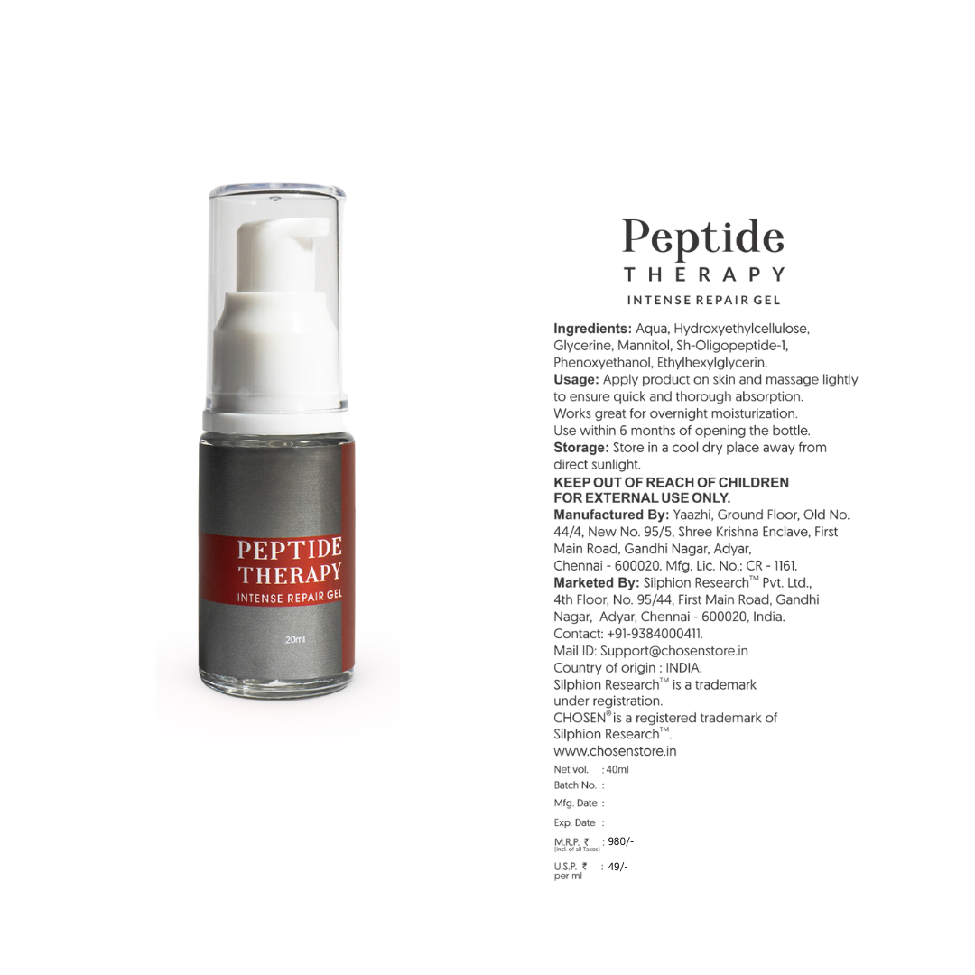 Peptide Therapy Intense Repair Gel 20ml