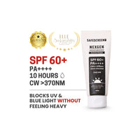 Sunscreen Nexgen tube with swatch