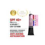Sunscreen Seasun tube with swatch